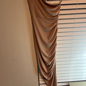 Windsor Chic Tan Dress